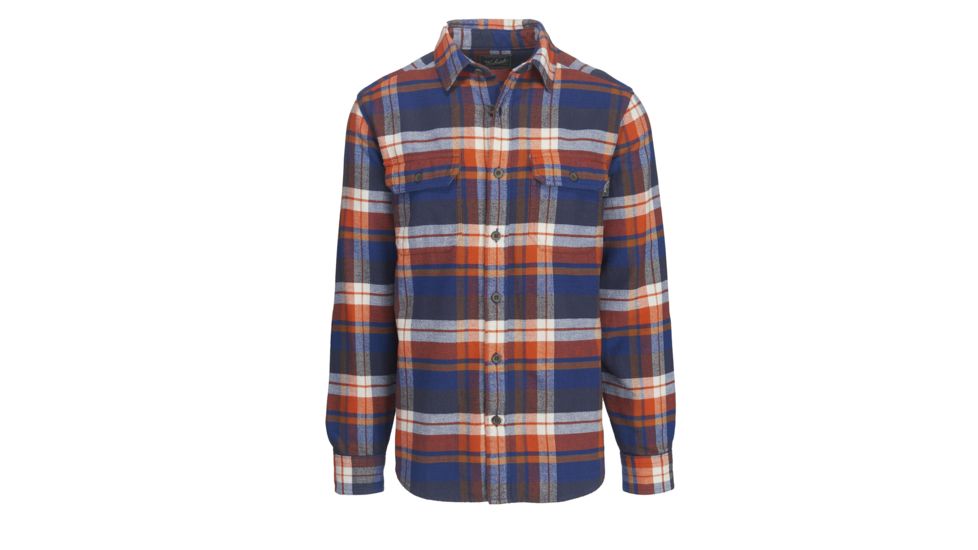 Woolrich Oxbow Bend Plaid Flannel Shirt - Men's, New Royal Blue, M, 6111-NRL-M-R