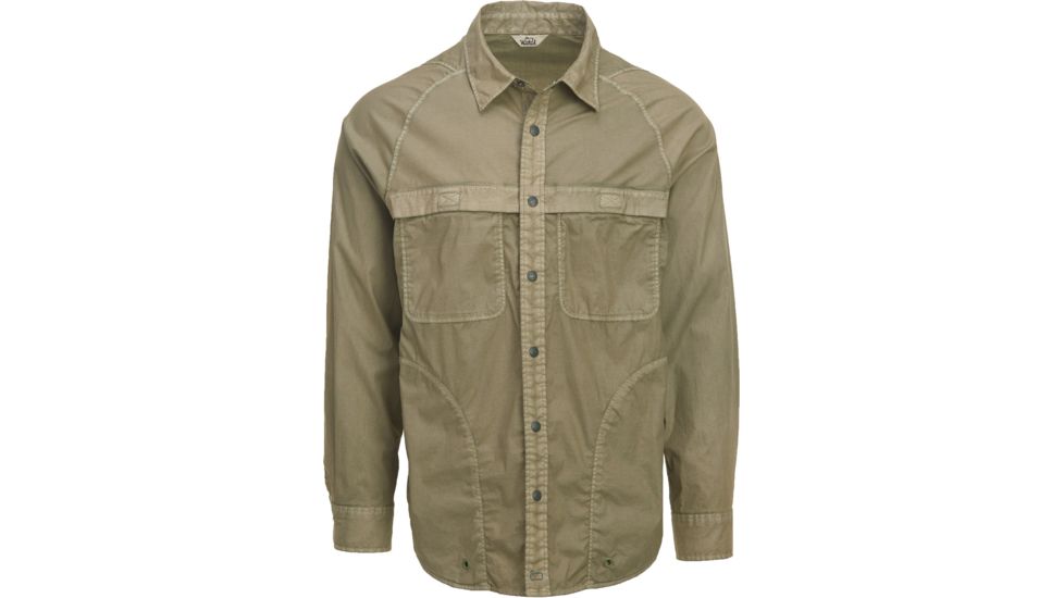 Woolrich Pigment Dyed Shirt Jacket - Men's-Spruce-Small