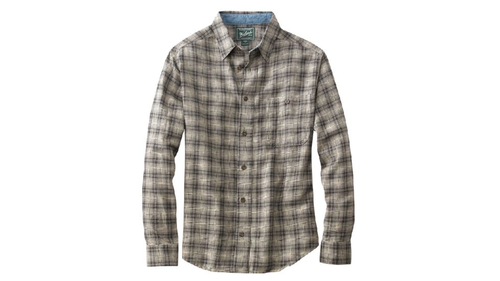 Woolrich Pioneer Plaid Flannel Shirt - Men's-Fossil-Medium
