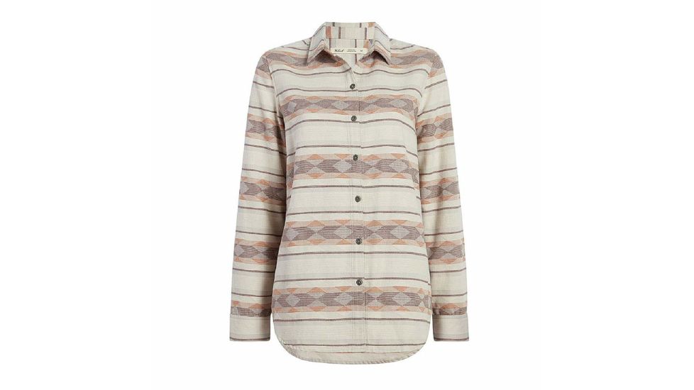 Woolrich Quinella Jacquard Shirt - Womens, Salt Water Grey, Extra Small, Regular Inseam, 2214-SALTWATERGREY-XS