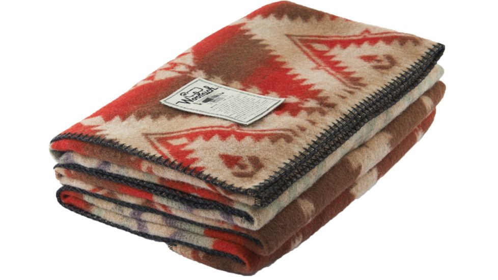 Woolrich Roaring Branch Jacquard Blanket-Red