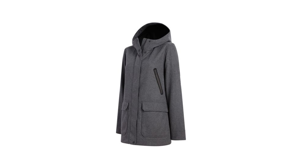 Woolrich Seasons Change Hooded Coat - Womens, Char.Htr, Medium, Regular Inseam, 15475-CHAR.HTR-M