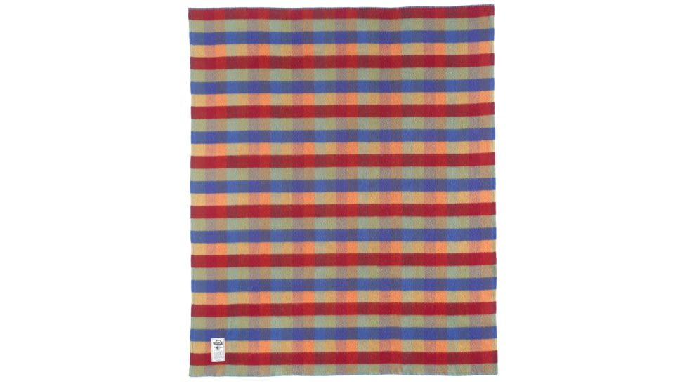 Woolrich Seven Springs 100% Soft Wool Blanket, Multi Buffalo Check, EA 92473-MBF-DEMO