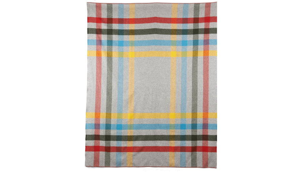 Woolrich Seven Springs 100% Soft Wool Blanket, Multi Buffalo Check, EA 92473-MBF-DEMO