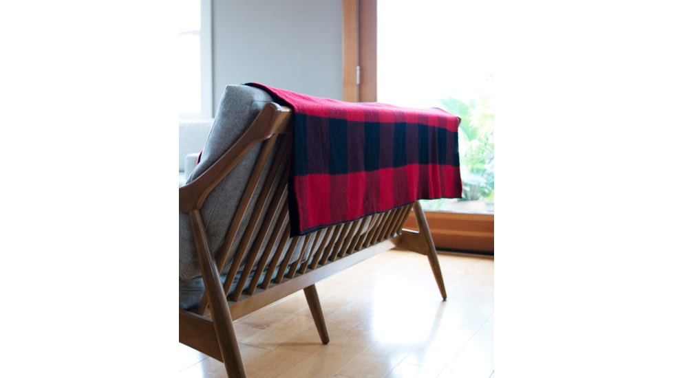 Woolrich Seven Springs 100% Soft Wool Blanket, Multi Buffalo Check, EA 92473-MBF-DEMO