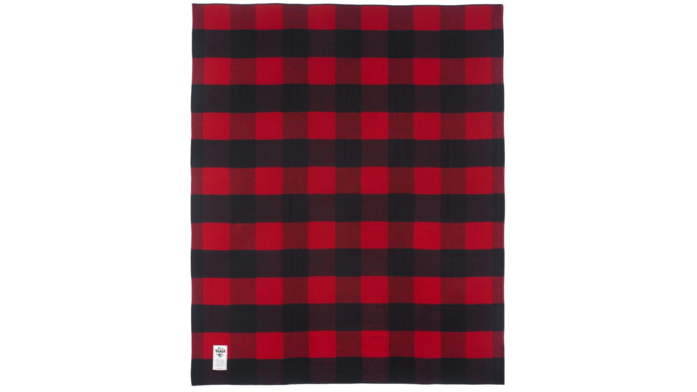 Woolrich Seven Springs 100% Soft Wool Blanket, Multi Buffalo Check, EA 92473-MBF-DEMO