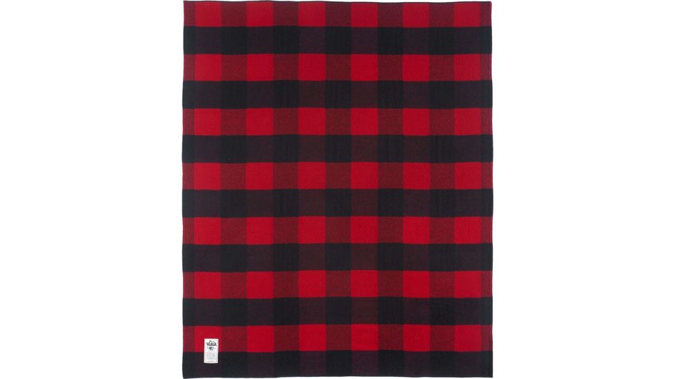 Woolrich Seven Springs Blanket, Buffalo Red/Black, 56X70, 92473-BUFFALOREDANDBLACK-