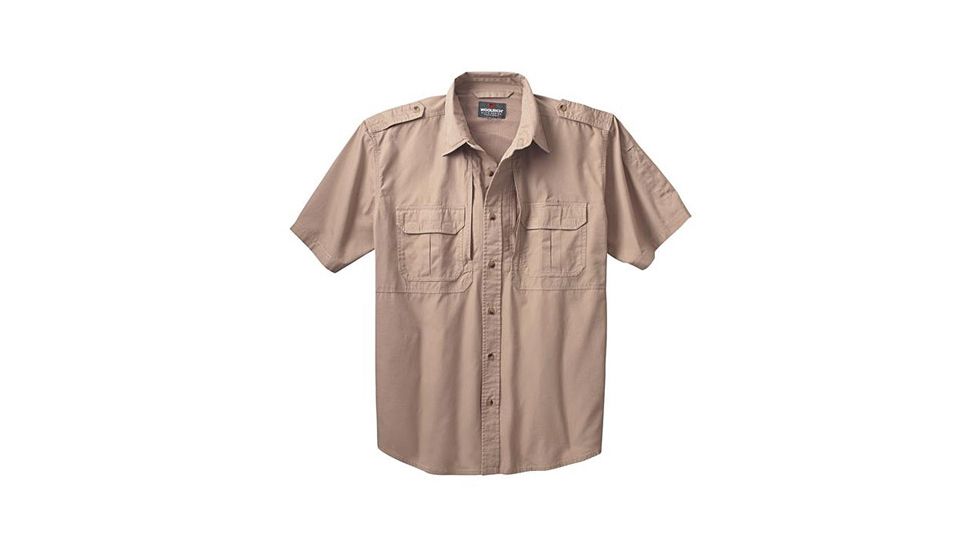 Woolrich Tactical Elite Men's Elite Short Sleve Shirt, Khaki, S WL44901TNRS