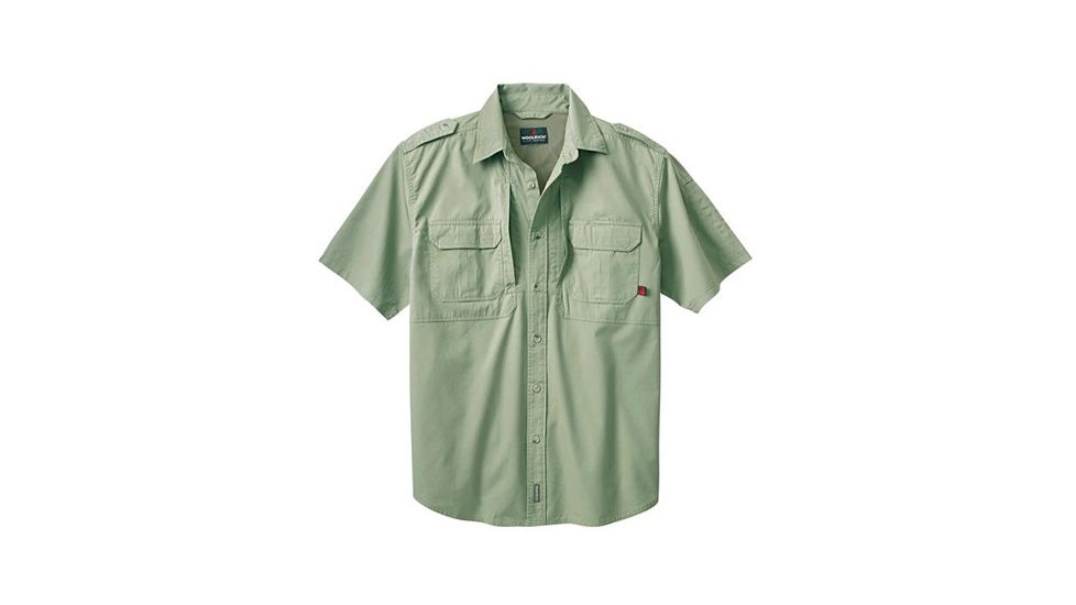 Woolrich Tactical Elite Men's Elite Short Sleve Shirt, Sage, XL WL44901GNRXL