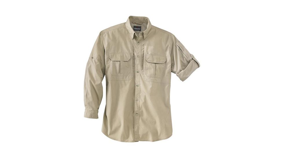 Woolrich Tactical Elite Men's Lightweight Long Sleeve Operator Shirt, Khaki, M WL44912TNRM