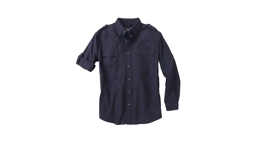Woolrich Tactical Elite Men's Long Sleve Shirt, Navy, 2XL WL44902NVR2XL