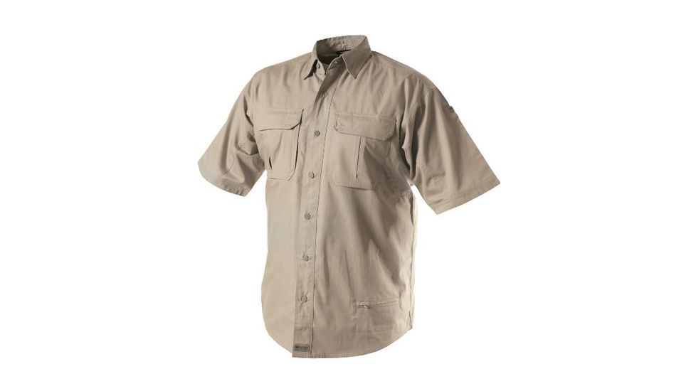 Woolrich Tactical Elite Men's Lightweight Short Sleeve Operator Shirt, Khaki, XL WL44914TNRXL