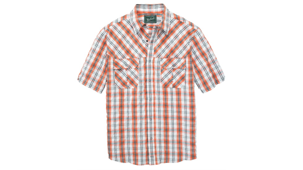 Tectonic Plaid Shirt - Mens-Mandarin-Small