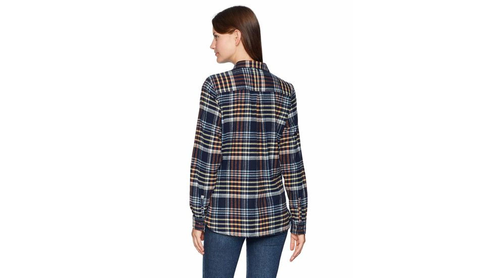 Woolrich The Pemberton - Womens, Navy Plaid, Extra Small, Regular Inseam, 2464-NAVYPLAID-XS