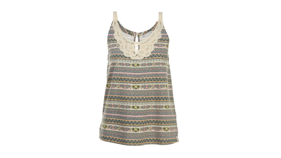 Woolrich Women's Bell Canyon Printed Tank Top, Balsam Multi, M 7058-BMM-BALSAMMULTI-M-DEMO