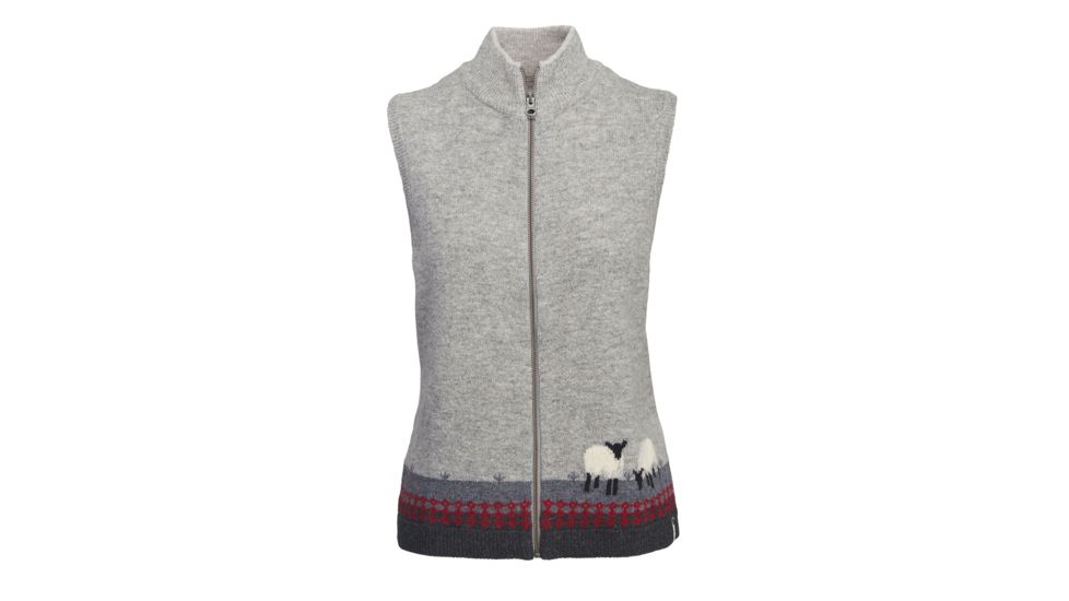 Woolrich Women's Grazing Sheep Vest, Gray Heather, M 24111-GRH-GRAYHEATHER-M-DEMO