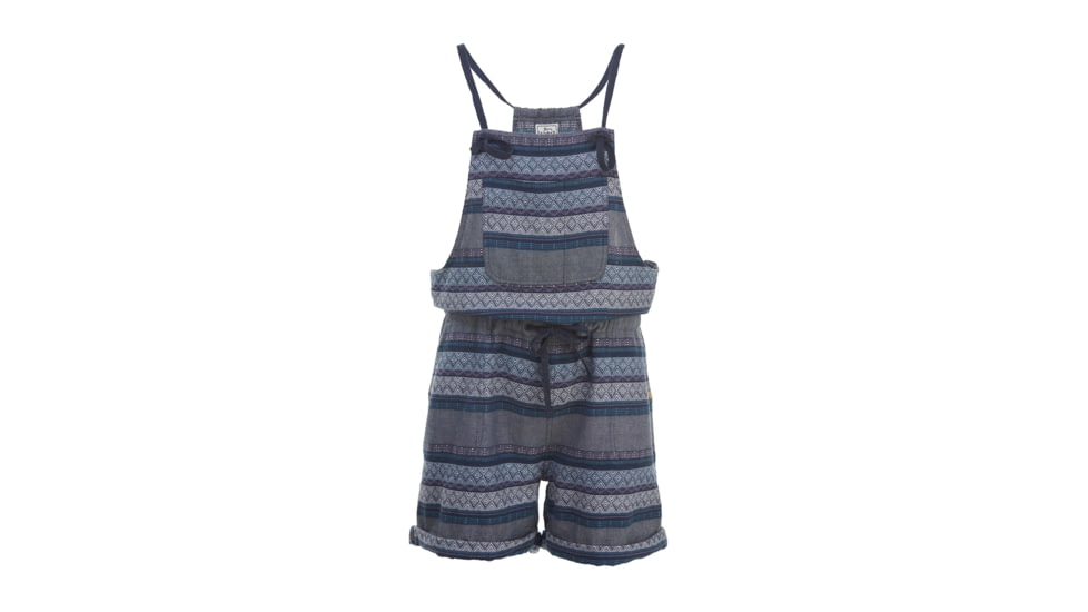 Woolrich Women's Jacquard Overalls, Deep Indigo, M 5208-DIN-DEEPINDIGO-M-DEMO