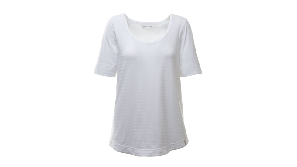 Woolrich Women's Meadow Forks 3/4 Sleeve Shirt, Seasalt, M 7055-SST-SEASALT-M-DEMO