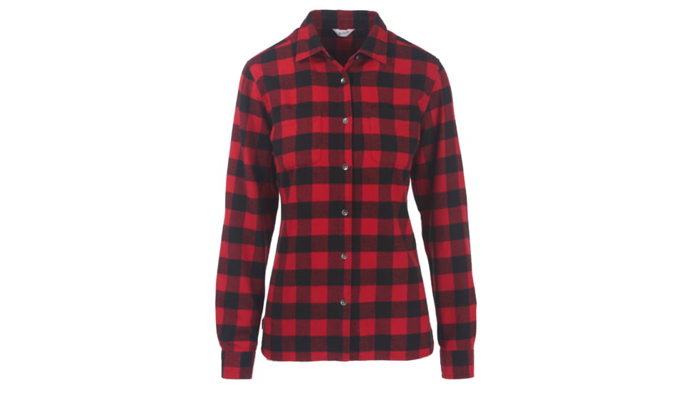 Woolrich Women's The Pemberton Flannel Shirt, Old Red Check, M 2464-ORK-OLDREDCHECK-M-DEMO