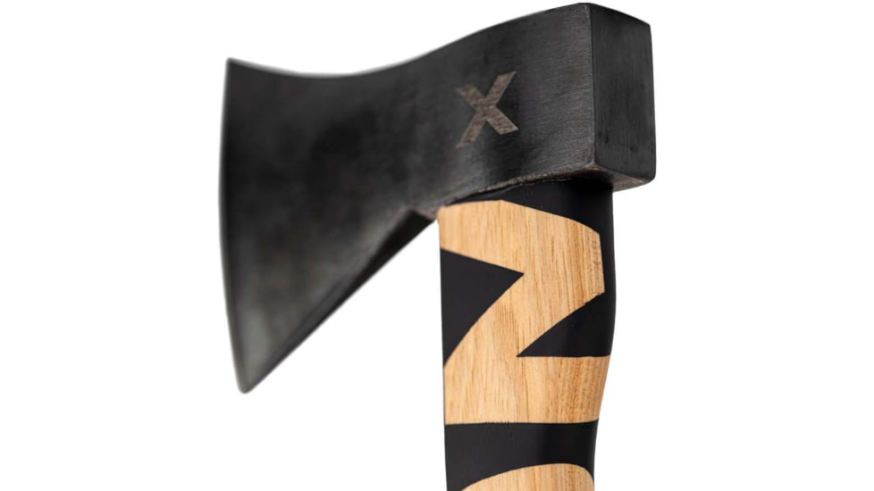 WOOX VOLANTE Axe, Carbon Steel Blade, Black Hickory, Black/Wood, BU.AXE002.01
