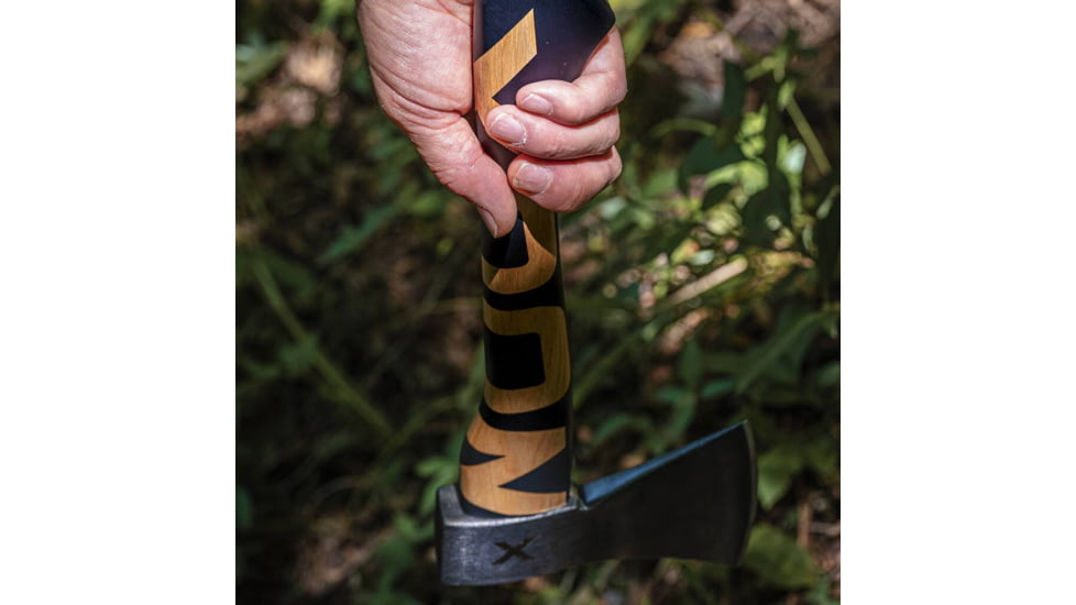 WOOX VOLANTE Axe, Carbon Steel Blade, Black Hickory, Black/Wood, BU.AXE002.01