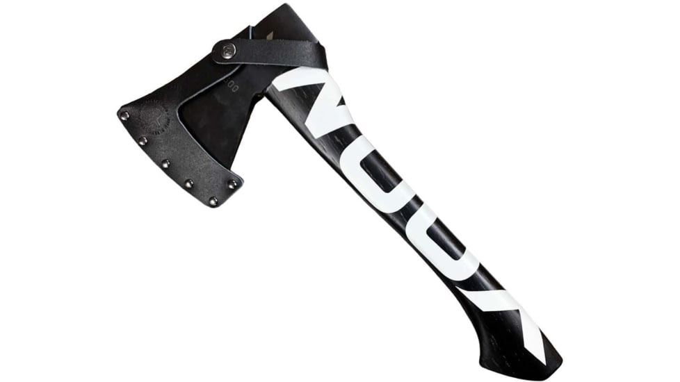 WOOX VOLANTE Axe, Carbon Steel Blade, Black Hickory, Black/White, BU.AXE002.02