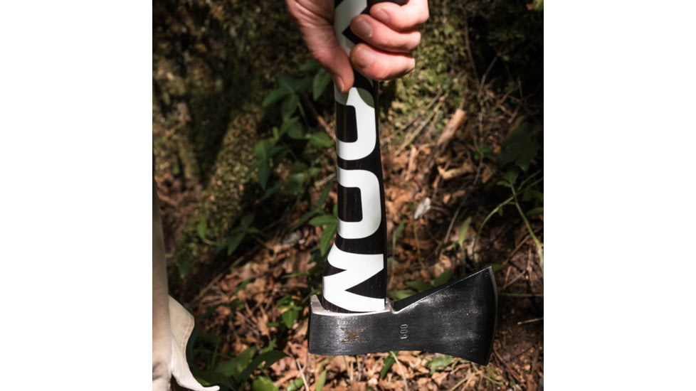 WOOX VOLANTE Axe, Carbon Steel Blade, Black Hickory, Black/White, BU.AXE002.02