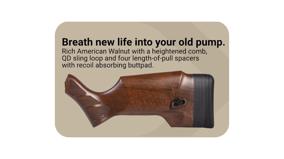 WOOX Gladiatore Set, Stock And Forend Remington 870, Walnut, SH.SHG082.01