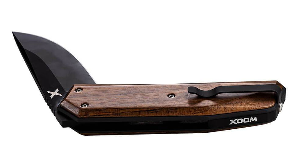 WOOX Leggenda Folding Knife, 3.5in D2 High Carbon Steel Straight Back Blade, Walnut, BU.KNF002.01