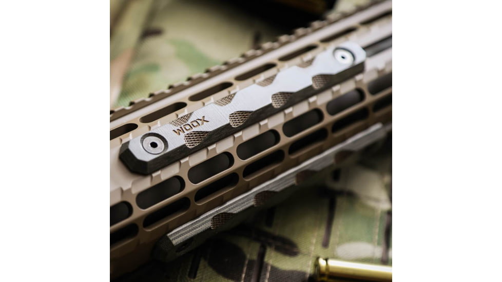 WOOX M-LOK &amp; KeyMod Rail Covers, 3 pieces, Micarta, SH.MLK002.SET