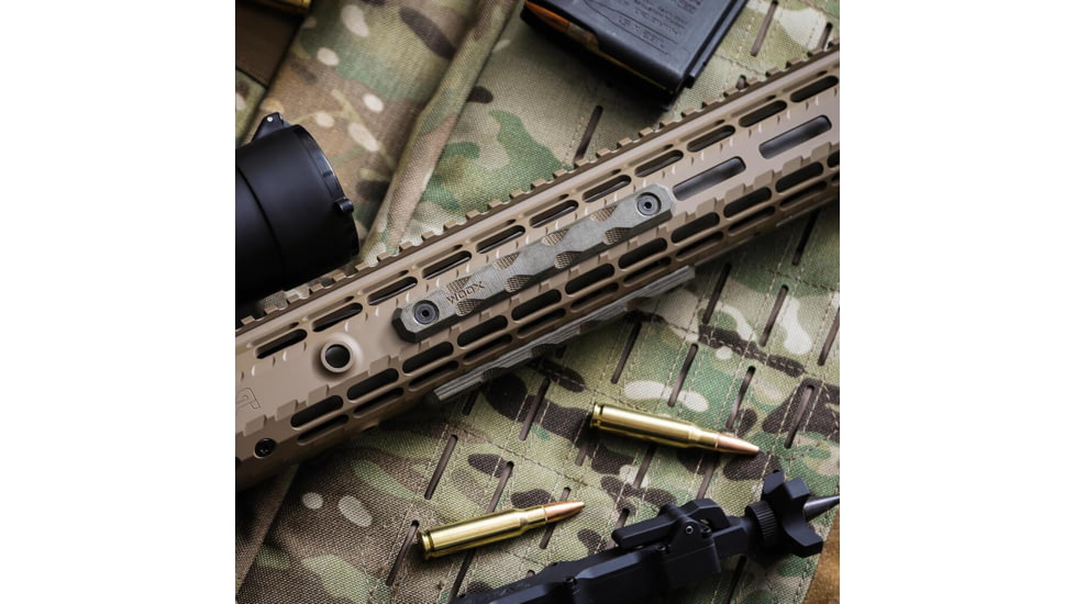 WOOX M-LOK &amp; KeyMod Rail Covers, 3 pieces, Micarta, SH.MLK002.SET