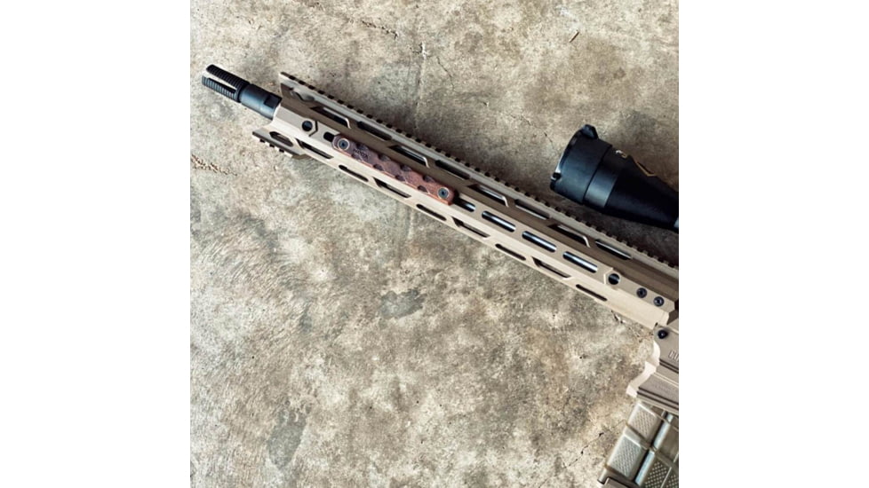 WOOX M-LOK &amp; KeyMod Rail Covers, 3 pieces, Walnut, SH.MLK005.S3