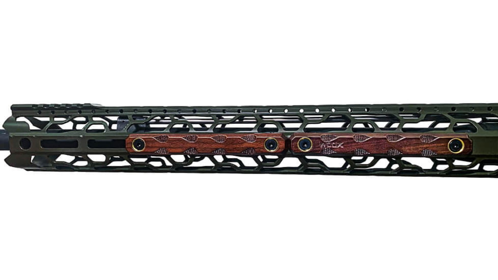 WOOX M-LOK &amp; KeyMod Rail Covers, 3 pieces, Walnut, SH.MLK005.S3