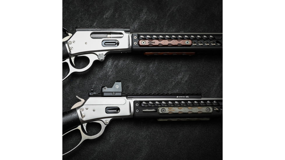 WOOX M-LOK &amp; KeyMod Rail Covers, 3 pieces, Walnut, SH.MLK005.S3