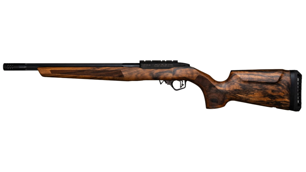 WOOX Elegante Hybrid Precision Ruger American Rifle Gen 2 Wood Rifle Stock w/Integrated Mini-Chassis, Right Hand, Short Action, High Grade Walnut/Brown, SH.GNS075.04