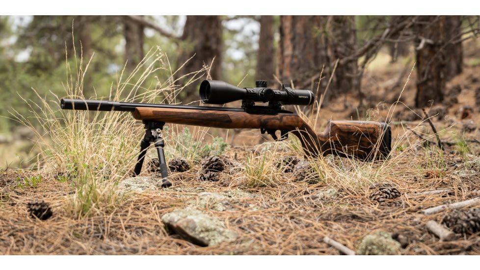 WOOX Elegante Hybrid Precision Ruger American Rifle Gen 2 Wood Rifle Stock w/Integrated Mini-Chassis, Right Hand, Short Action, High Grade Walnut/Brown, SH.GNS075.04