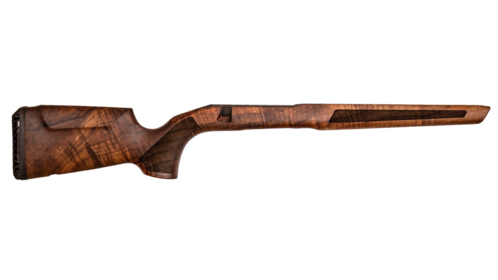 WOOX Elegante Hybrid Precision Ruger American Rifle Gen 2 Wood Rifle Stock w/Integrated Mini-Chassis, Right Hand, Short Action, High Grade Walnut/Brown, SH.GNS075.04