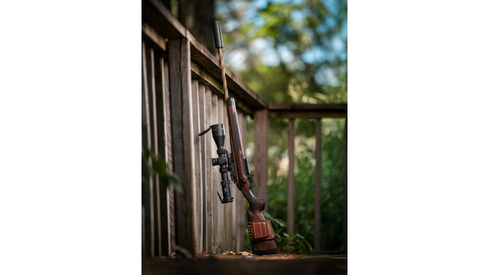 WOOX Elegante Sporter Precision Remington Model 700 Short Action Wood Rifle Stock w/Integrated Mini-Chassis, Right Hand, Short Action, High Grade Walnut/Brown, SH.GNS085.01