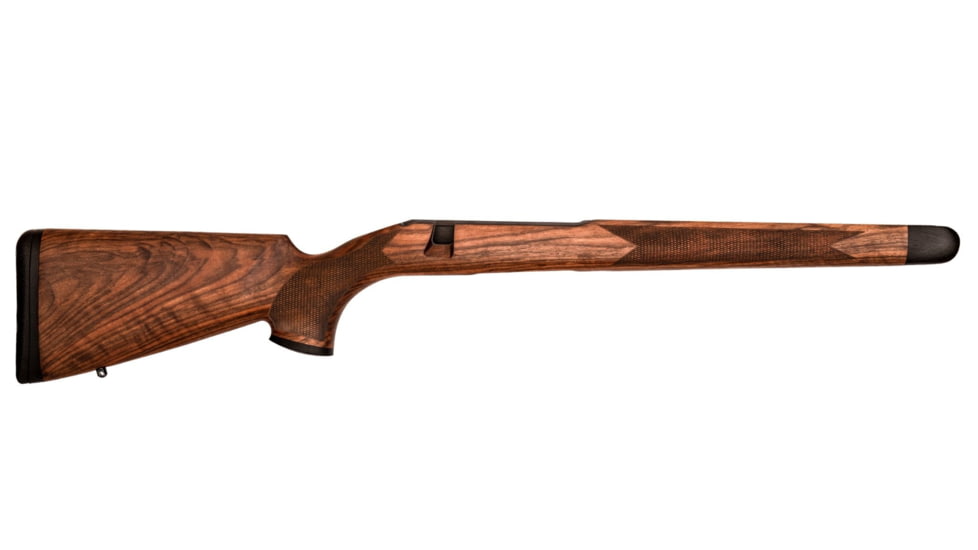 WOOX Elegante Sporter Precision Remington Model 700 Short Action Wood Rifle Stock w/Integrated Mini-Chassis, Right Hand, Short Action, High Grade Walnut/Brown, SH.GNS085.01