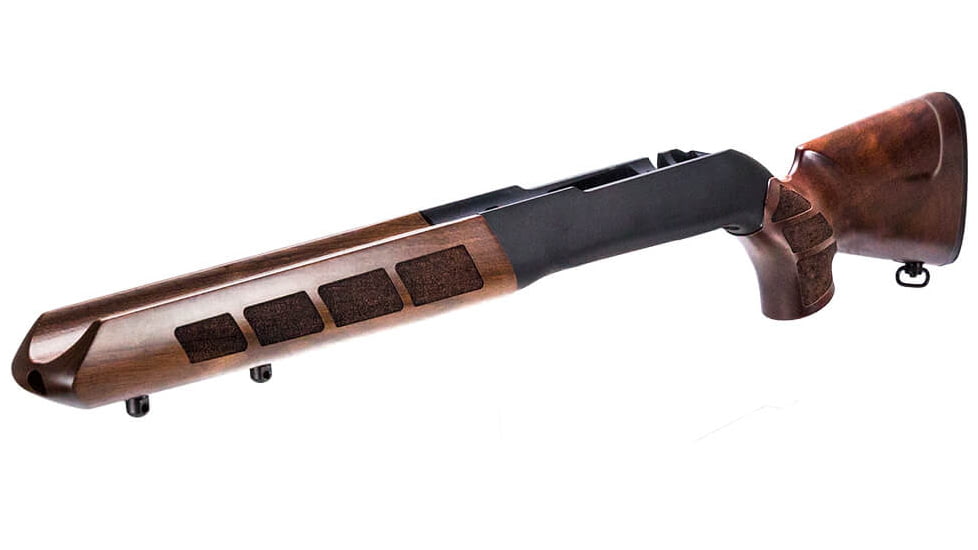 WOOX Wild Man Precision Stock - Remington Model 700, M5 DBM / AICS Mini Chassis, Standard, Left Hand, Short Action, Walnut, SH.GNS001.09LH