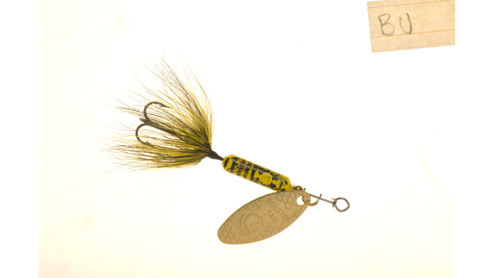 Wordens Rooster Tail In-Line Spinner, 2 1/4in, 1/8 oz, Treble Hook, Bumble Bee, 208-BU