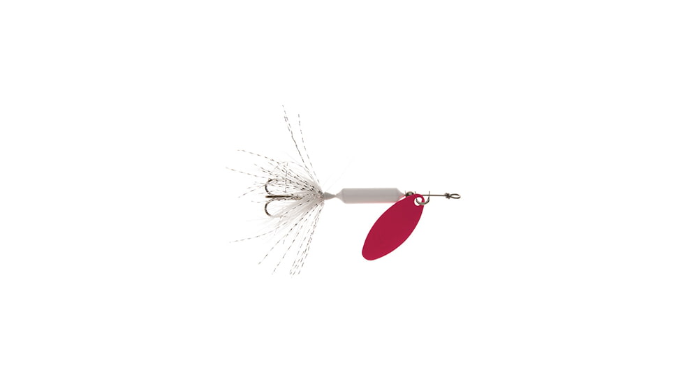 Wordens Rooster Tail In-Line Spinner, 2 1/4in, 1/8 oz Treble Hook, Claudette, 208-CLDT