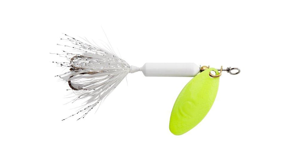 Wordens Rooster Tail In-Line Spinner, 2 1/4in, 1/8 oz Treble Hook, Clyde, 208-CLY