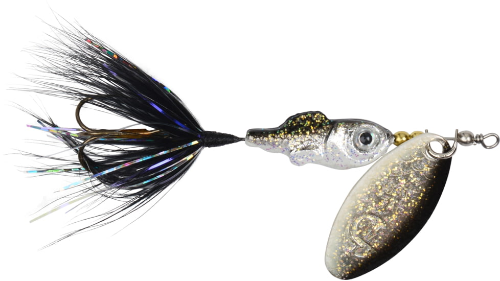Wordens Rooster Tail Minnow In-Line Spinner, Single Hook Sz 1/8oz, Natural Shad 12/Pkg, 2208-NATSHAD