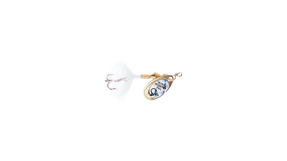 Wordens Sonic Rooster Tail In-Line Spinner, 1 3/4in, 1/16 oz White Mylar, 181-WHMY