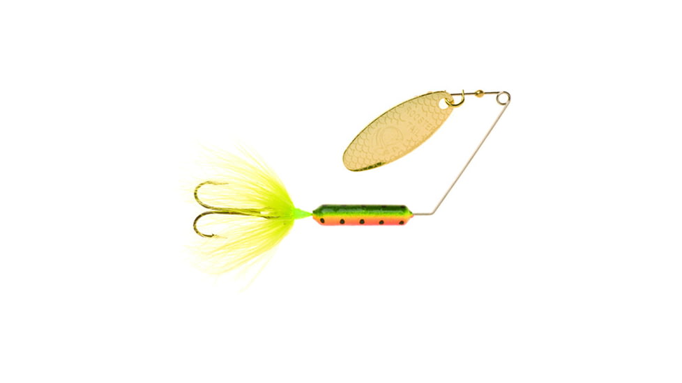 Wordens Super Rooster Tail In-Line Spinner, Sz 1/6oz, Fire Tiger, 193-FRT