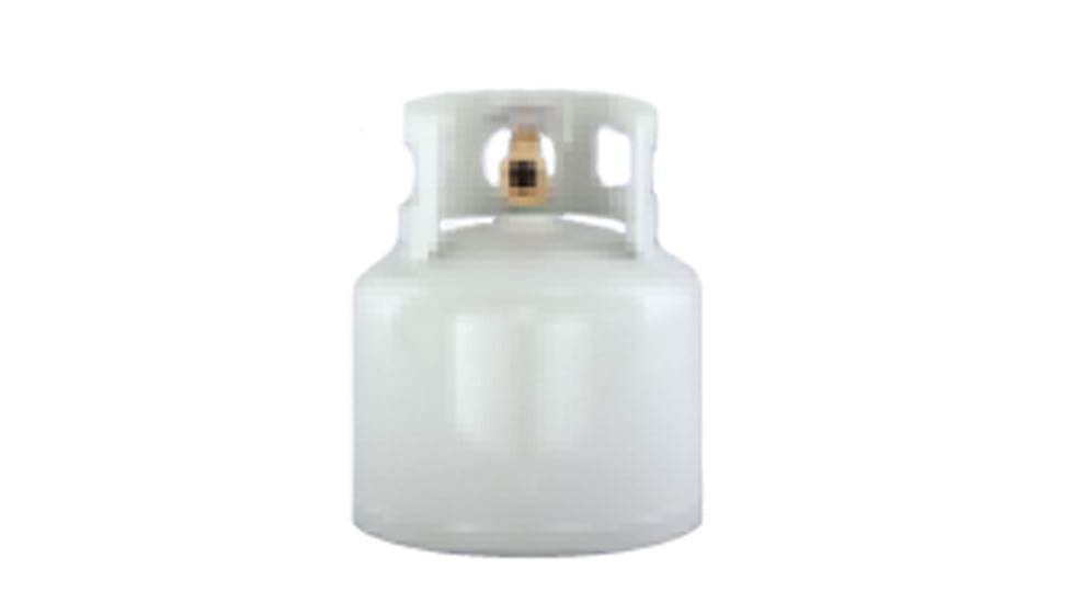 Worthington Cylinders Vertical Portable Steel Lp Tank Cylinders - 4.25lb., 9.10inD x 11.80inH, 281149