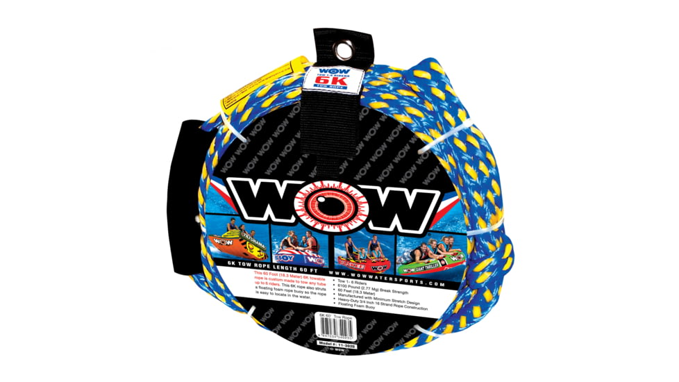 WOW Watersports 11 3020 6K 60ft Tow Rope, 44155