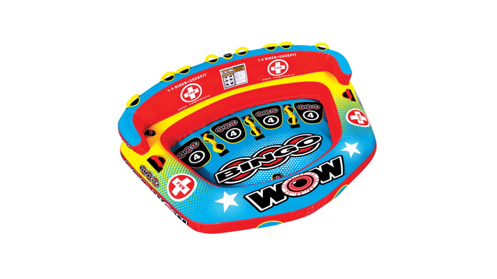 WOW Watersports Bingo Series Towables - 4 Rider, 14-1080