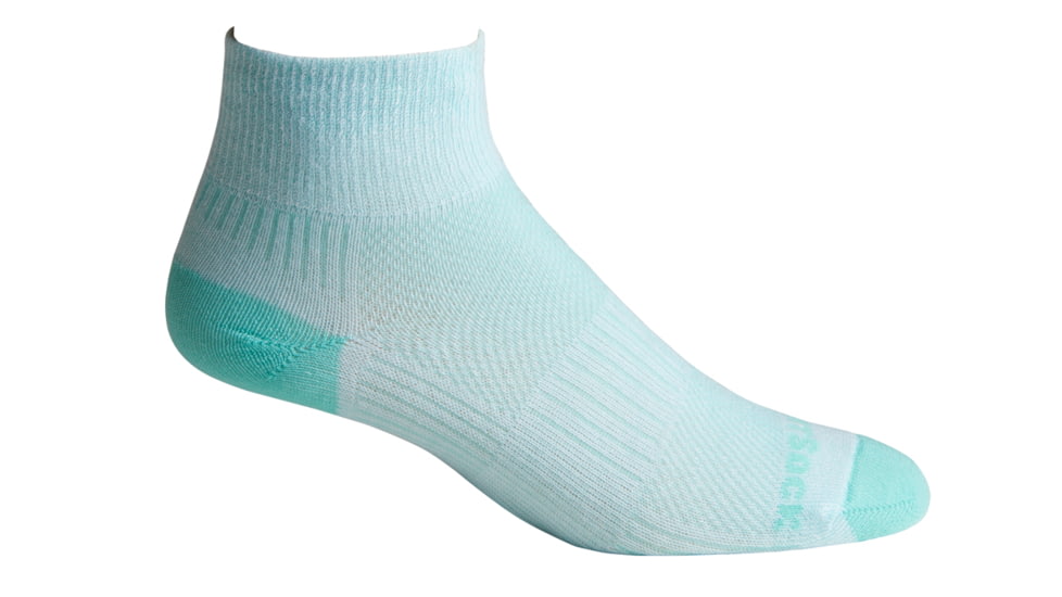 Wrightsock Double Layer CoolMesh II Quarter Sock, Lucite, Small, 8051.6901